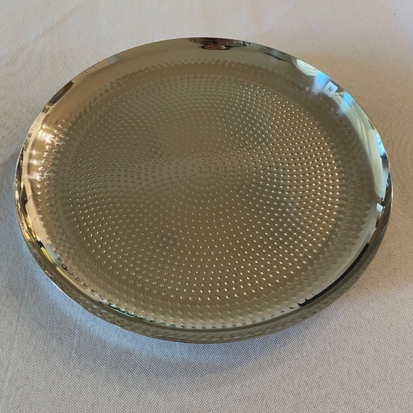 Nespresso Collections Hammered Tray Design Atelier OÏ Stainless Steel Plate 11" - Picture 2 of 8